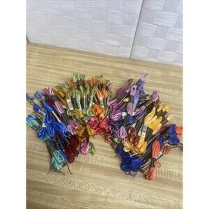 Lot Of 140 New DMC 25 Cotton Embroidery Floss Different Colors FULL Skeins 8m
